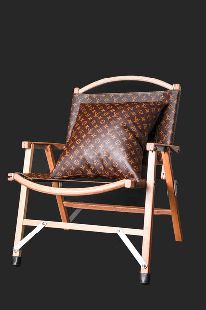 CUSTOM LV FOLDING CHAIR