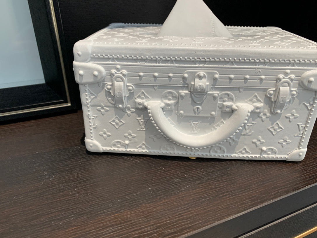 CUSTOM LV TISSUE BOX COVER