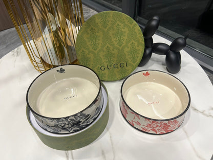 GUCCI DOG BOWL