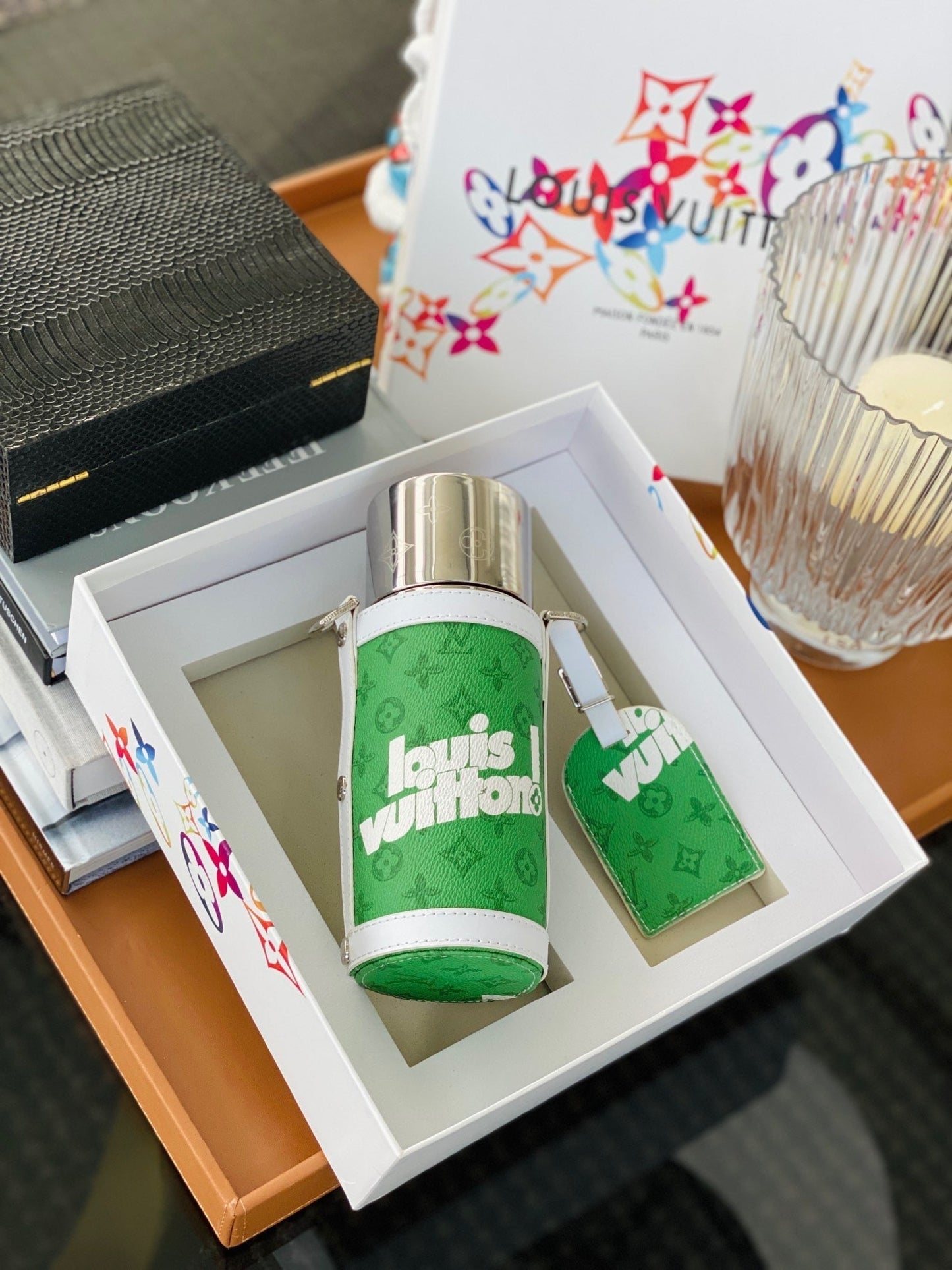 CUSTOM LV THERMOS FLASK