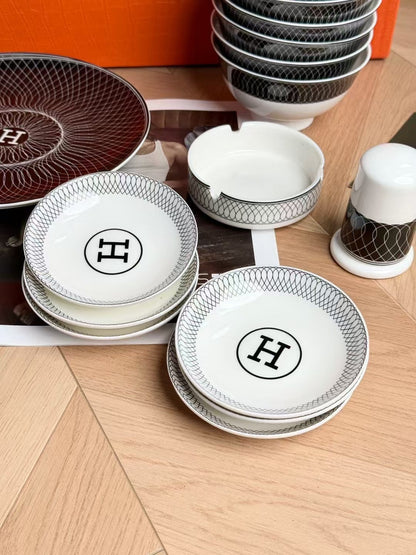 CUSTOM HERMES DINING TABLEWARE SET