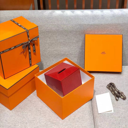 HERMES KBOX SQUARE TISSUE BOX