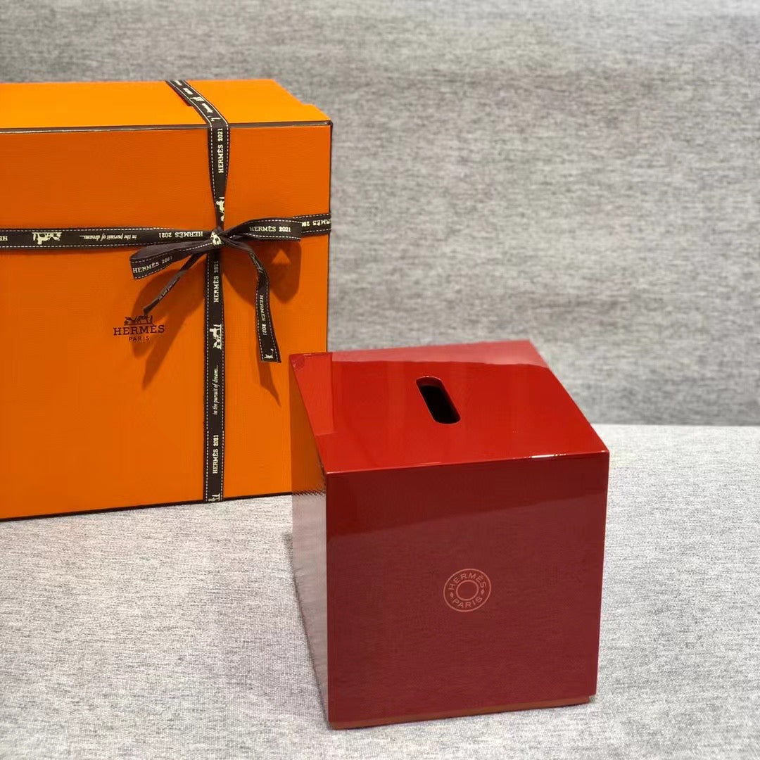 HERMES KBOX SQUARE TISSUE BOX