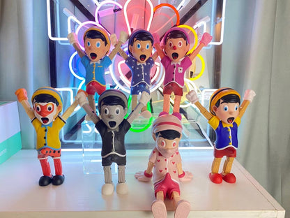 PINOCCHIO FIGURES MONOCHROME (A WOOD AWAKENING)