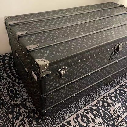 CUSTOM LV BLACK TRUNK