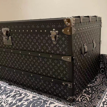 CUSTOM LV BLACK TRUNK