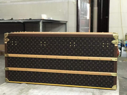 CUSTOM LV BROWN TRUNK