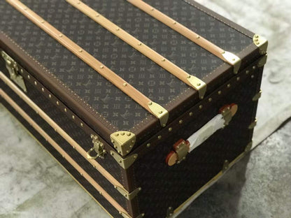 CUSTOM LV BROWN TRUNK