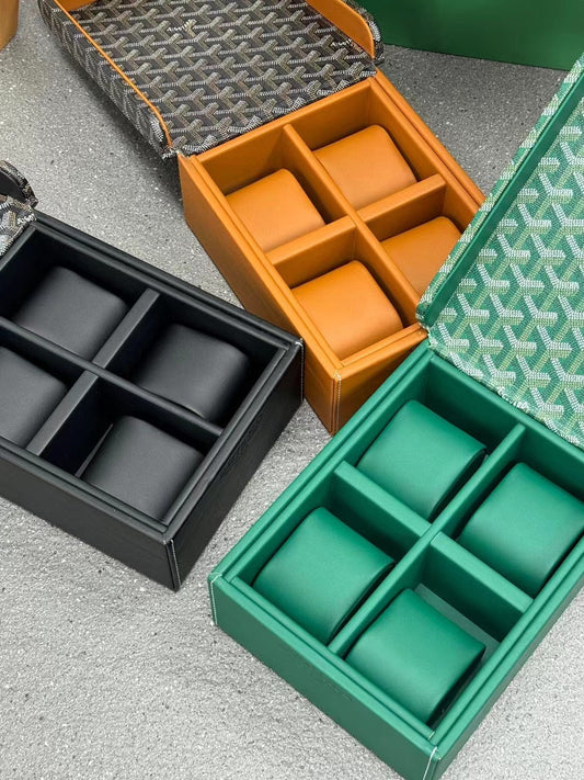 CUSTOM GOYARD 4 WATCH BOX