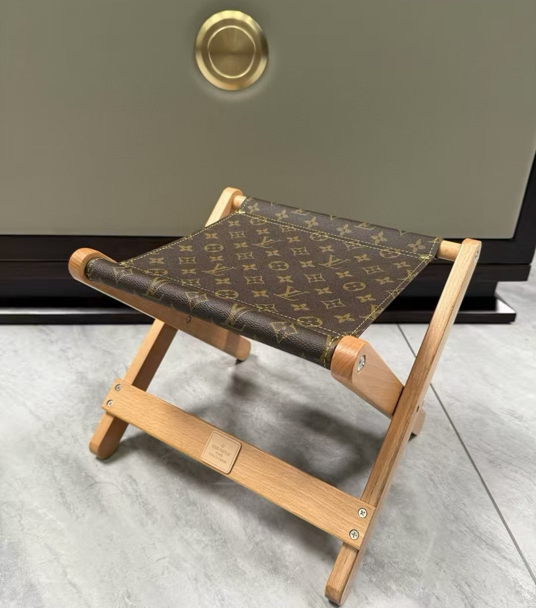 CUSTOM LV BARBECUE STOOL