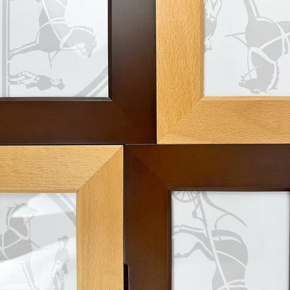 HERMES WOODEN PICTURE FRAME