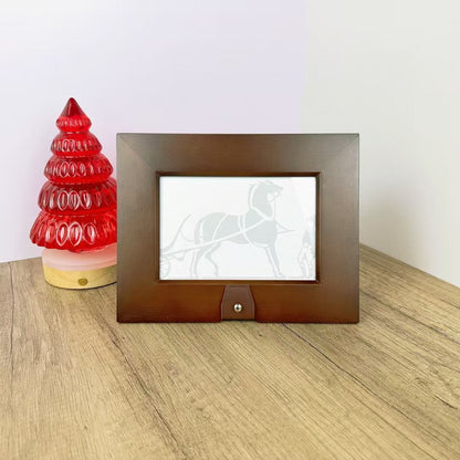 HERMES WOODEN PICTURE FRAME