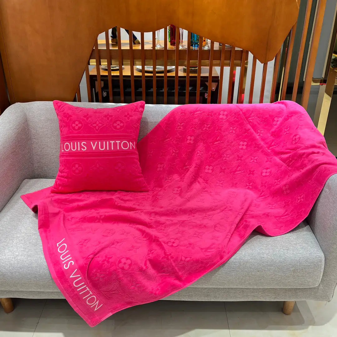 CUSTOM LV BEACH TOWEL