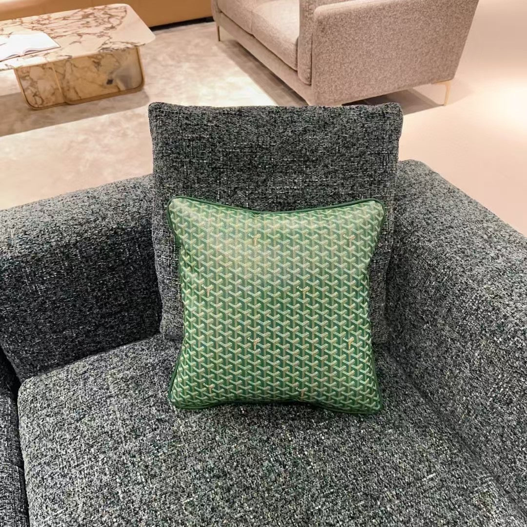 GOYARD THROW PILLOW