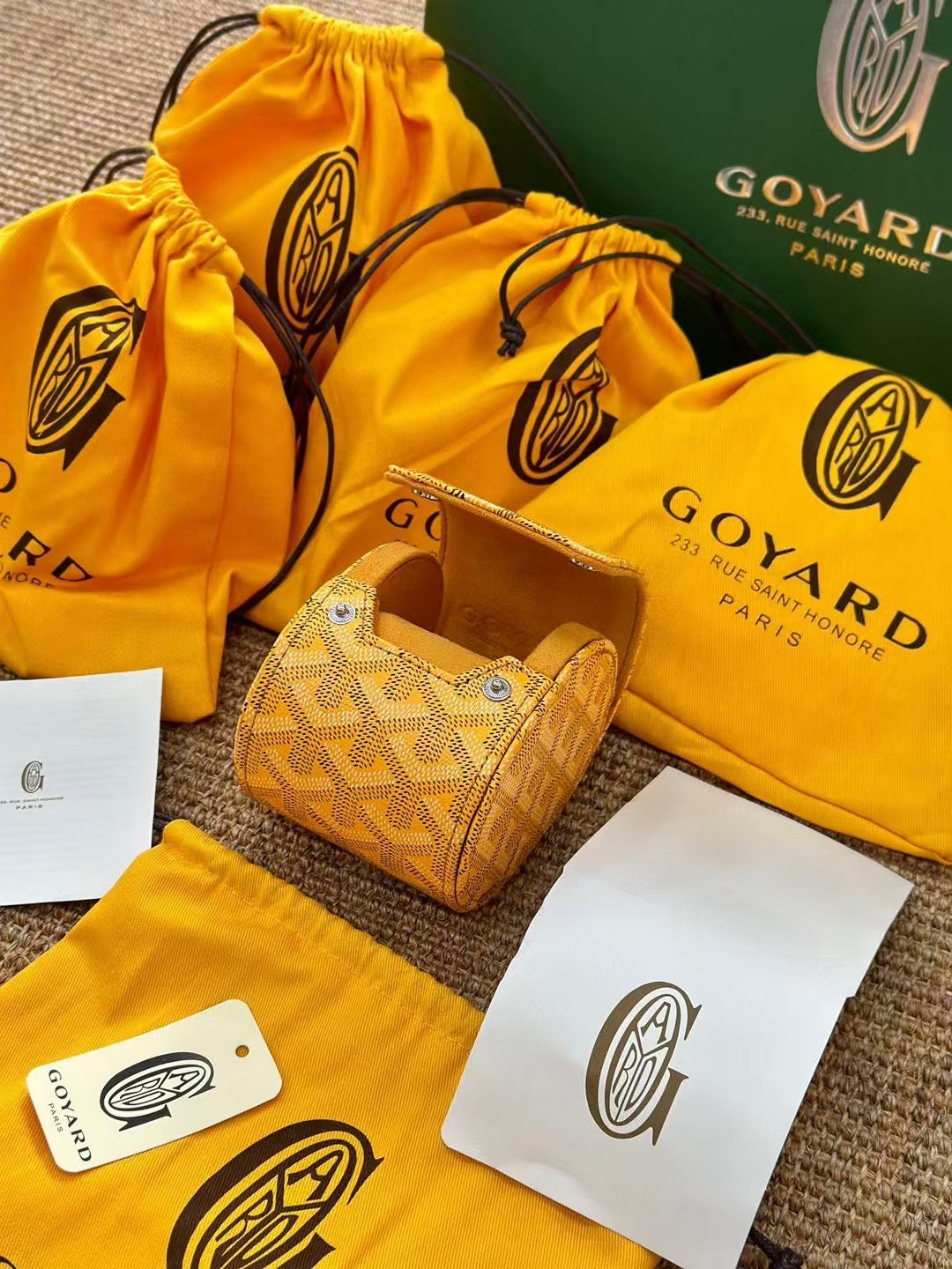 CUSTOM GOYARD WATCH TRAVEL CASE (INDIVIDUAL)
