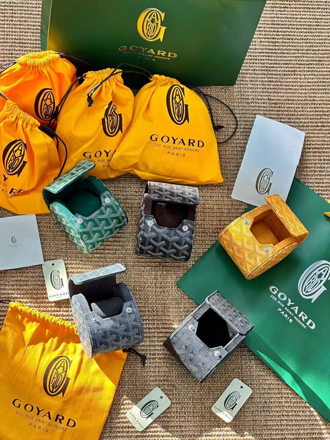 CUSTOM GOYARD WATCH TRAVEL CASE (INDIVIDUAL)