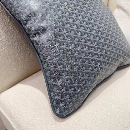 GOYARD THROW PILLOW
