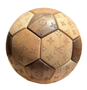 CUSTOM LV SOCCER BALL DISPLAY