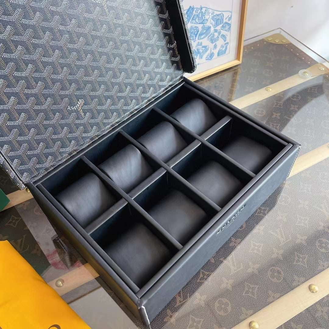 CUSTOM GOYARD 8 WATCH BOX
