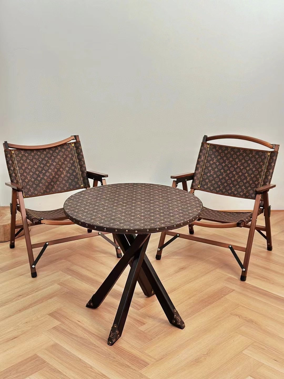 CUSTOM LV FOLDING TABLE