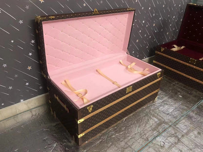 CUSTOM LV BROWN TRUNK