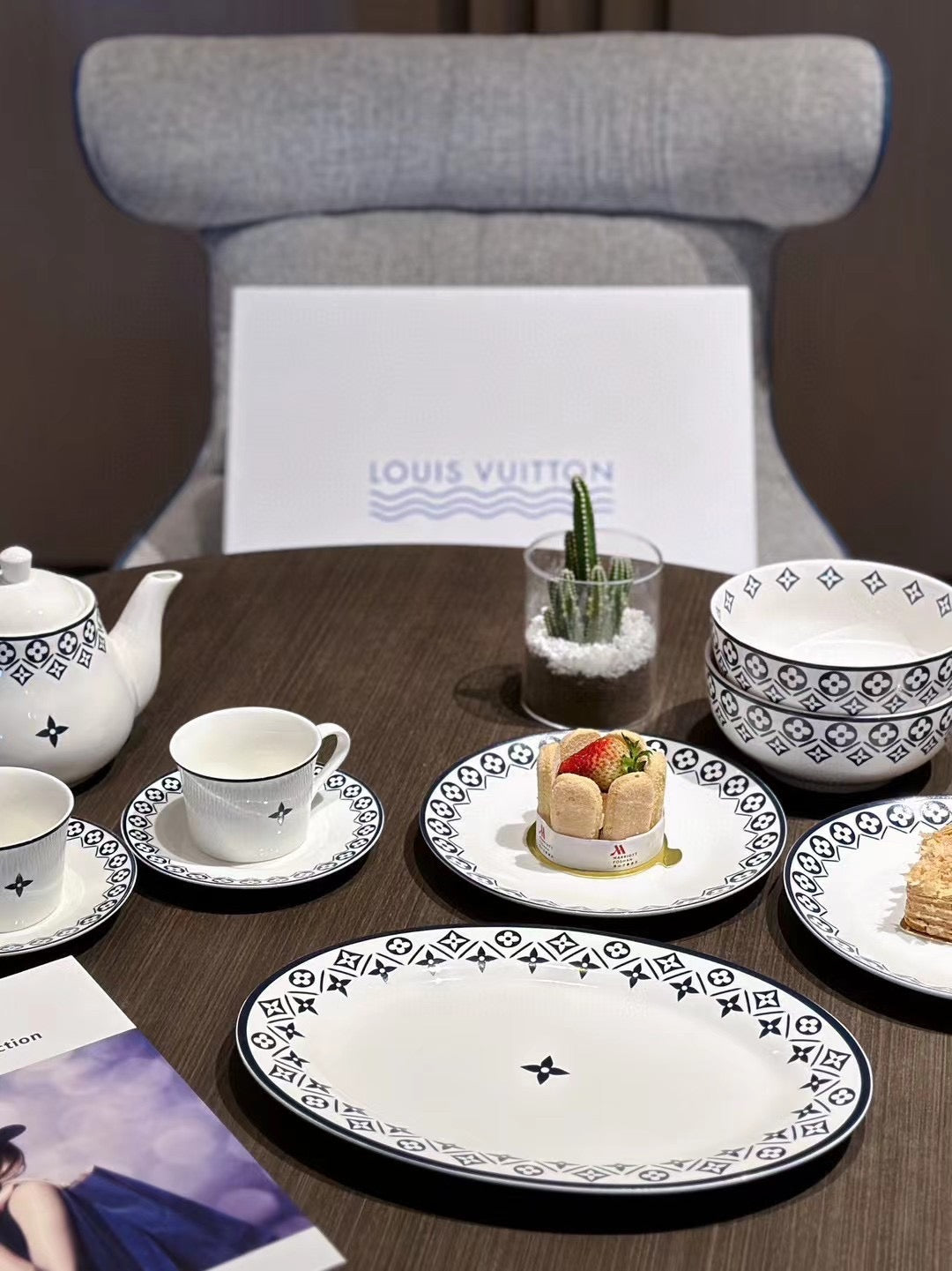 CUSTOM LV TEA TIME TABLEWARE SET