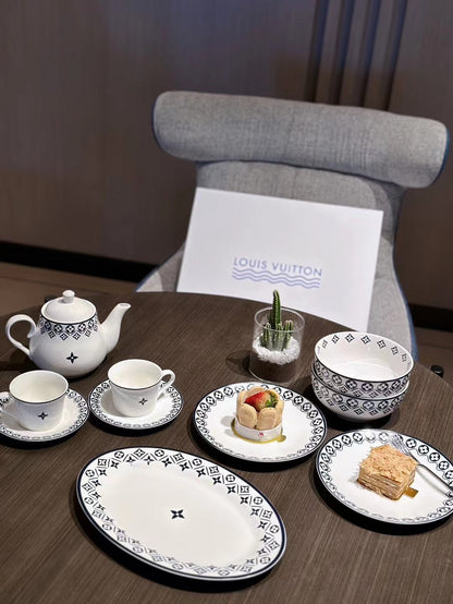 CUSTOM LV TEA TIME TABLEWARE SET