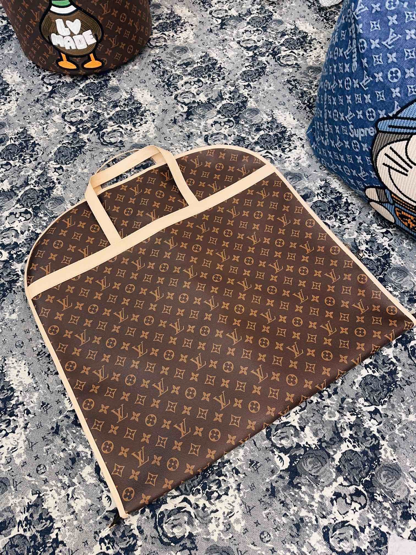 CUSTOM LV GARMENT BAG