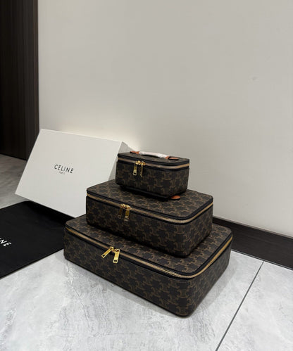 CELINE MAKE UP 3 IN 1 POUCH SET