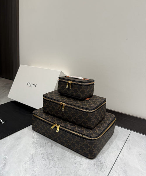 CELINE MAKE UP 3 IN 1 POUCH SET