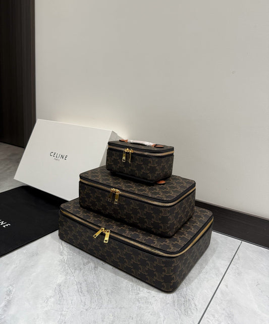 CELINE MAKE UP 3 IN 1 POUCH SET