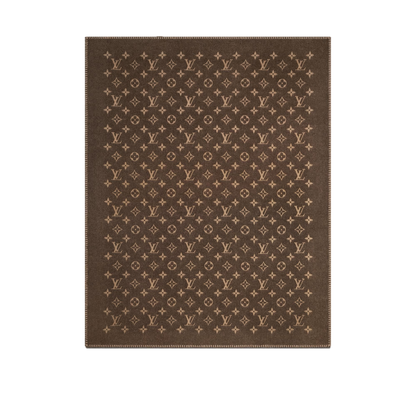 CUSTOM LV MONOGRAM THROW BLANKET