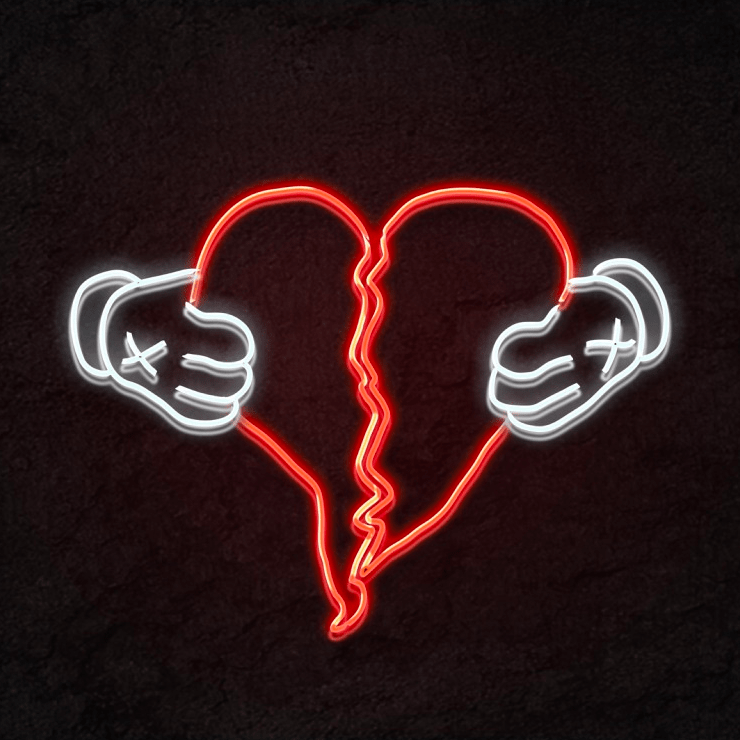808 HEARTBREAK NEON LIGHT