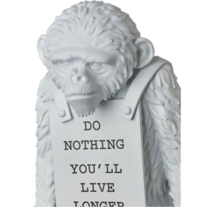 MONKEY SIGN FIGURINE