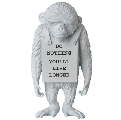 MONKEY SIGN FIGURINE