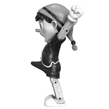 PINOCCHIO FIGURES MONOCHROME (A WOOD AWAKENING)