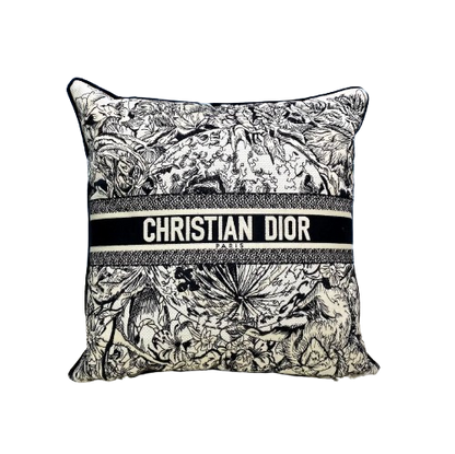 CHRISTIAN BLACK WORLD MOTIF PILLOW