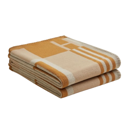 HERMES WOOL ITHAQUE THROW BLANKET