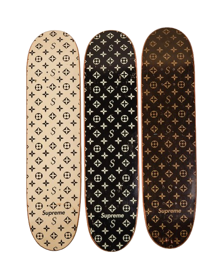 CEAST & DESIST SUPREME LV SKATEBOARD DECK