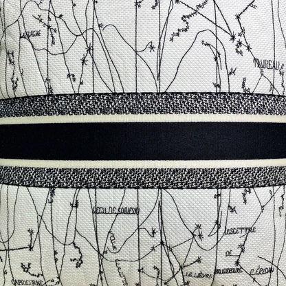 CHRISTIAN BLACK WORLD MOTIF PILLOW