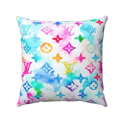 CUSTOM WATERCOLOUR THROW PILLOW