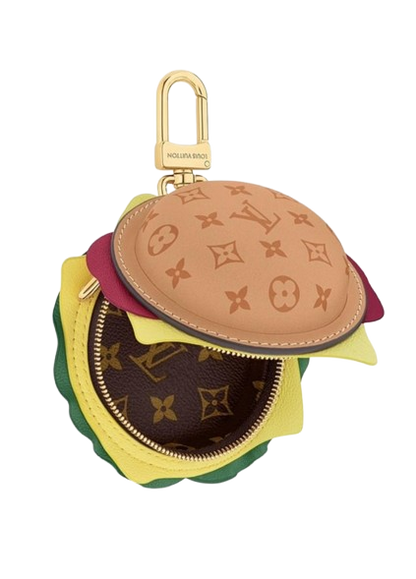 CUSTOM LV BURGER BAG CHARM