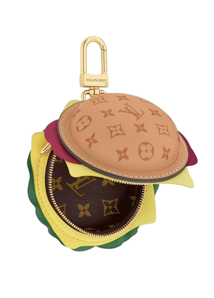 CUSTOM LV BURGER BAG CHARM
