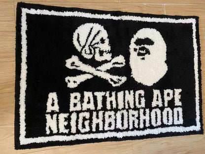 A BATHING APE NEIGHBORHOOD RUG