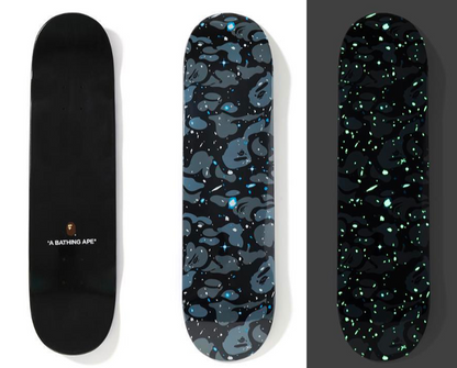 BAPE SPACE CAMO SKATEBOARD DECKS