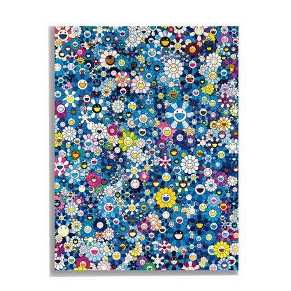 BLUE MURAKAMI CANVAS PRINT