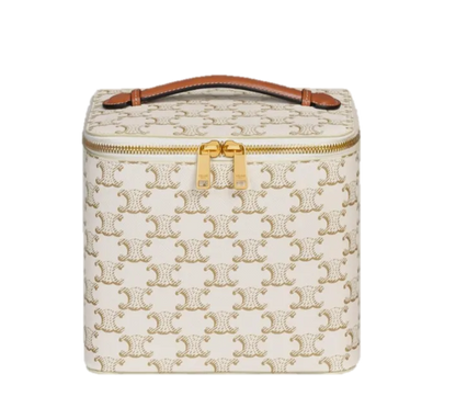 CELINE MAKE UP VANITY BAG (WHITE)