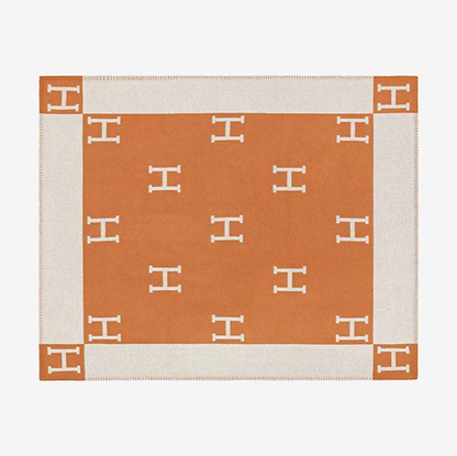 HERMES WOOL CLASSIC THROW BLANKET