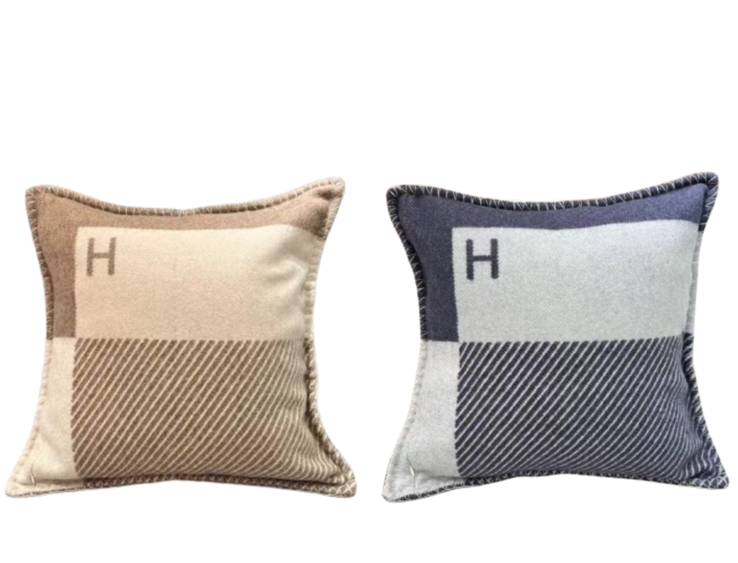 HERMES WOOL RIVIERA THROW PILLOW