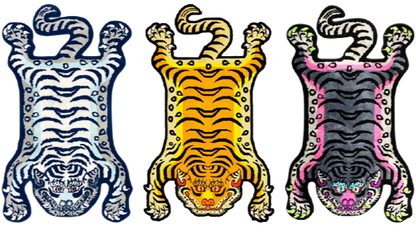 TIBETAN RAW EMOTIONS TIGER RUG